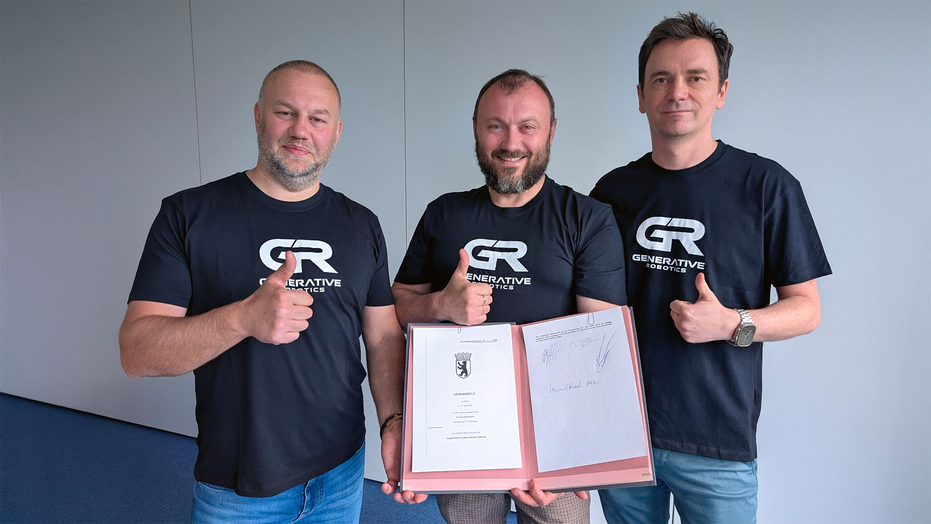 Generative Robotics founding team