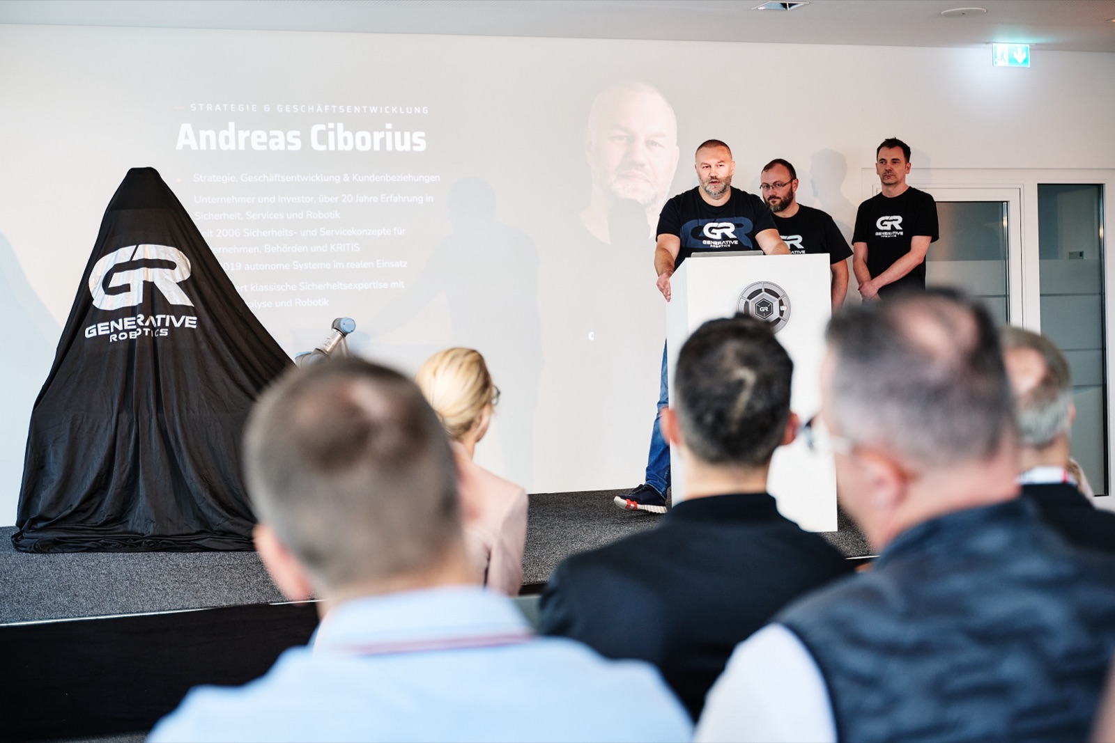 GENERATIVE Robotics press conference at security essen 2026, September 22